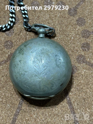 Османски джобен часовник сребро , снимка 5 - Джобни - 53586909