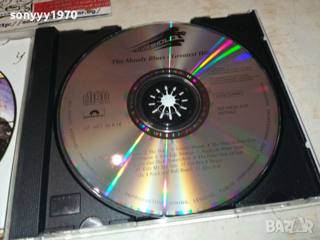 THE MOODY BLUES CD 2305241025, снимка 13 - CD дискове - 45871803