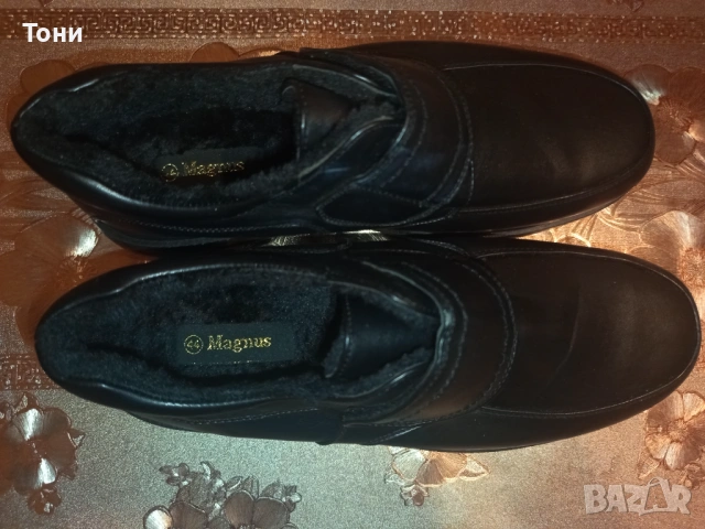 MAGNUS Оригинал Нови Мъжки Боти от Естествена Кожа 44, снимка 2 - Мъжки боти - 53624719