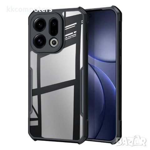 Защитен Калъф XUNDD за Oppo Find X9 5G - TPU+Acrylic, Прозрачен, 4-ъглова защита, Вкл. Протектор - Ч