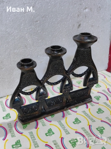 Винтидж свещник матрьошки, снимка 5 - Антикварни и старинни предмети - 52411239