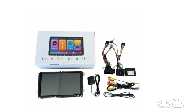 Мултимедия 9″ Volkswagen  Android 15, 4 GB RAM, 64 GB, ROM, Размер: 9 инча, снимка 4 - Аксесоари и консумативи - 51497517