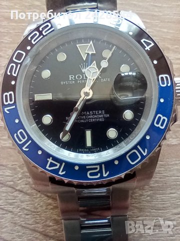 Rolex . Почти нов!+ Подарък 2 броя часовници , снимка 1 - Луксозни - 46707327