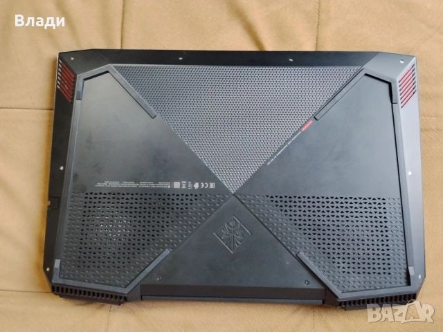 HP OMEN i7-7700HQ/Nvidia GTX 1050 Ti-4GB/16GB RAM/ново SSD 256TB+1TB HDD/нова батерия , снимка 4 - Лаптопи за игри - 52956564