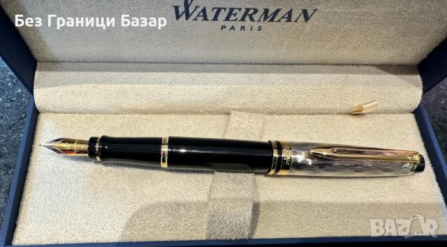 Нов Луксозен Подарък Писалка Waterman със Златисти Орнаменти Подаръчна Кутия Средно Перо, снимка 7 - Подаръци за мъже - 45536486