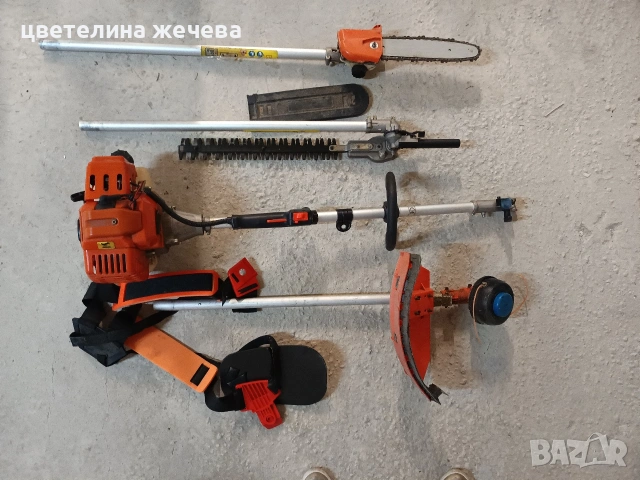 Бензинов тример/храсторез/резачка 4 в 1, снимка 3 - Градинска техника - 53776371