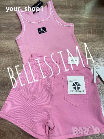 Къса дънкова пола/панталон потник рипс Calvin Klein Miu Miu , снимка 11 - Потници - 50711092