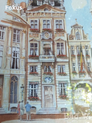 ПРЕКРАСНА КАРТИНА РИСУНКА ИЗВЕСТЕН ХУДОЖНИК ПОДПИС, снимка 6 - Антикварни и старинни предмети - 53519412