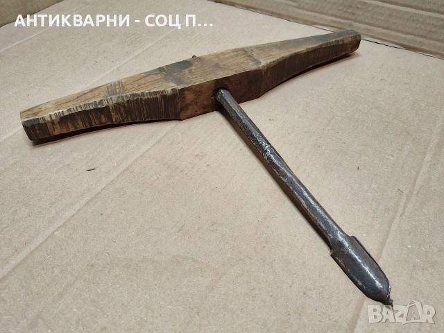 Стара Кована Дърводелска Бургия. / НОМЕР 1594., снимка 3 - Антикварни и старинни предмети - 53669987