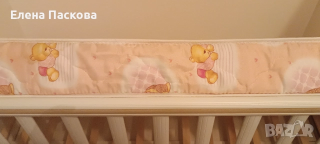 Детска кошара с люлеещ механизъм+матрак, снимка 7 - Бебешки легла и матраци - 52677513