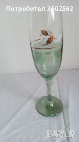 винтидж немски чаши за шампанско, снимка 3 - Чаши - 50149063