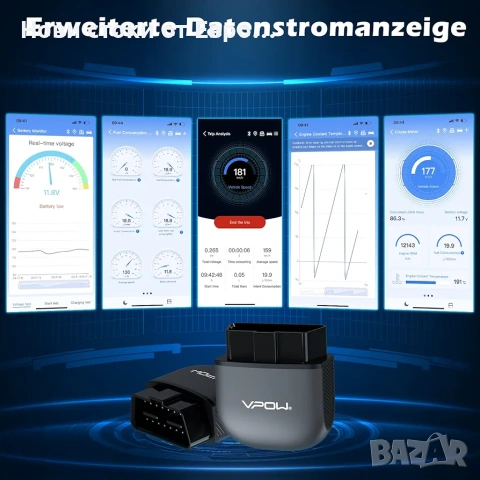 OBD2 диагностично устройство, OBD Bluetooth 5.1 адаптер:, снимка 6 - Аксесоари и консумативи - 53561078