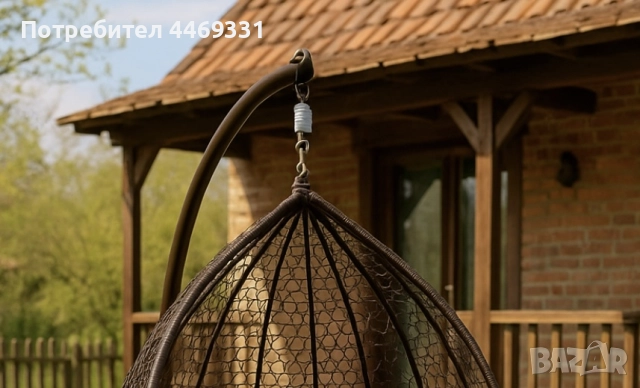 Градинска висяща люлка тип гнездо,яйце–Промоция!, снимка 4 - Други стоки за дома - 52375593