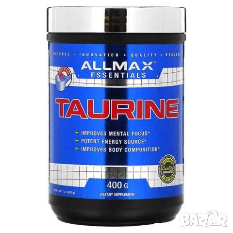 AllMax Таурин, Неовкусен, 3 гр, 400 гр, снимка 1 - Хранителни добавки - 46008383