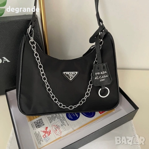  👜 Дамска Чанта Prada , снимка 9 - Чанти - 53852451
