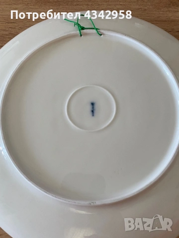 KPM. (1960-1980г.)Винтажна порцеланова стенна чиния BERLIN – Brandenburger Tor ., снимка 4 - Антикварни и старинни предмети - 53933836