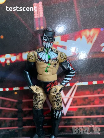 Екшън фигура WWE Finn Balor Фин Балор Demon King figure wrestling играчка NXT Elite mattel Black, снимка 6 - Колекции - 49511969