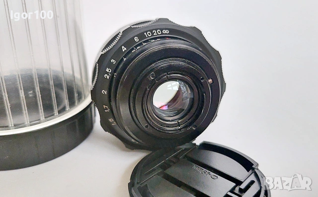 МИР -1В - обектив ръчен фокус - на М42, снимка 3 - Обективи и филтри - 53305853