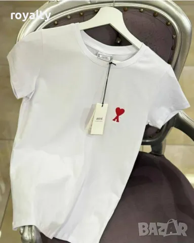 Памучни дамски тениски, снимка 2 - Тениски - 49839727