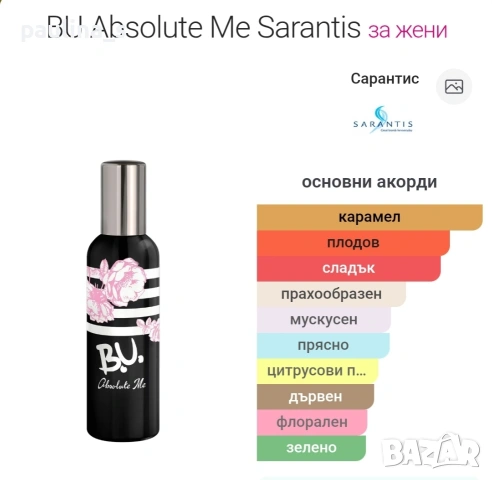 Шест броя / B. U. - Wild, Vibe, Hidden Paradise, Fairy's secret, Absolute me, One love , снимка 7 - Дамски парфюми - 54237021