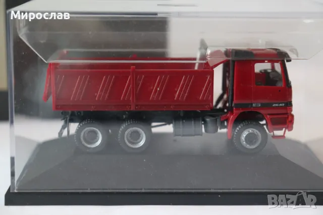 HERPA 1:87 H0 MERCEDES ACTROS САМОСВАЛ МОДЕЛ КАМИОН, снимка 4 - Колекции - 50177481