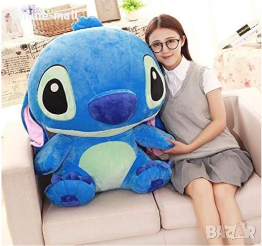 Плюшен Стич 80см 100см + ПОДАРЪК Флашка Stitch Плюшени играчки Лило и Стич, снимка 7 - Плюшени играчки - 46567953