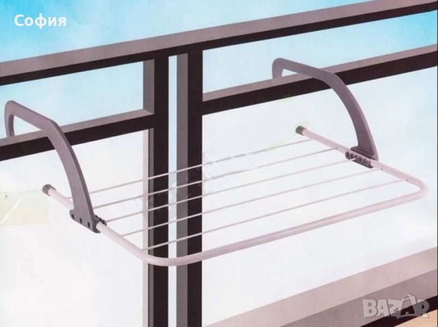 Практичен сушилник за радиатор, балкон, снимка 2 - Сушилници - 46008104