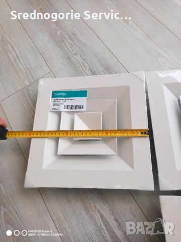 Вентилационни таванни решетки с размер 30*30см, снимка 2 - Други стоки за дома - 53870848