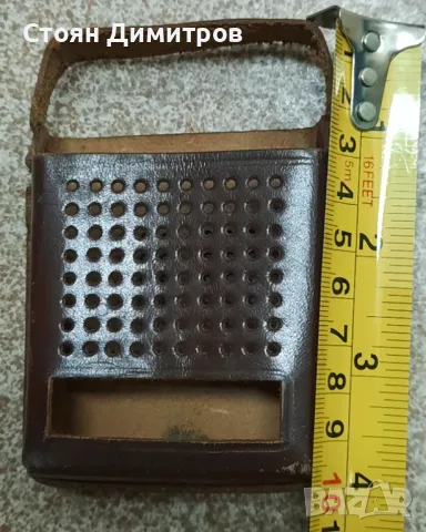 Кожен калъф от японски радиоприемник 