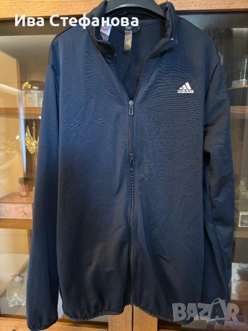 100% оригинално Камбоджа ново  спортно горнище с цип Adidas Адидас с лого , снимка 2 - Спортни екипи - 51646842