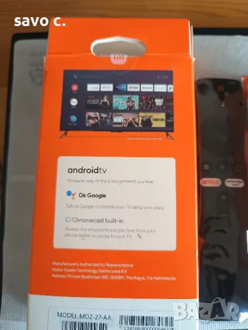 Продавам! Медия плеър Xiaomi TV Stick 4K, Android TV 11, Bluetooth, Wi-Fi, HDMI, снимка 3 - Плейъри, домашно кино, прожектори - 49553128