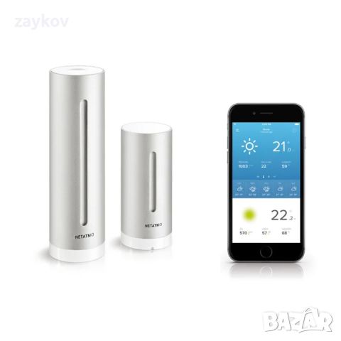 Метеорологична станция Smart Netatmo, NWS01-EC, снимка 1 - Друга електроника - 46205872