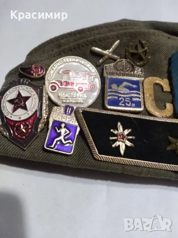 Войнишка шапка пилотка ., снимка 4 - Антикварни и старинни предмети - 51153043
