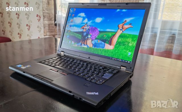 Продавам лаптоп Lenovo ThinkPad T510i/4x2.13ghzThr/мат15.6сКам/6gb/500gb/3ч.Бат/ОсветКВ/DVDrw , снимка 1 - Лаптопи за дома - 45116434