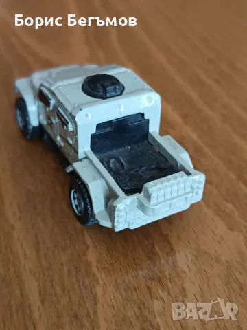 Военен джип Vintage 2012 Matchbox Battle Mission, снимка 3 - Колекции - 49967907