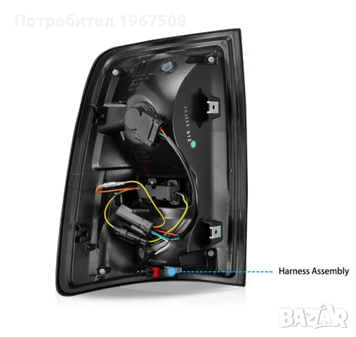 Комплект LED стопове с жълти мигачи за Dodge RAM 2008 - 2018, снимка 5 - Части - 54207994