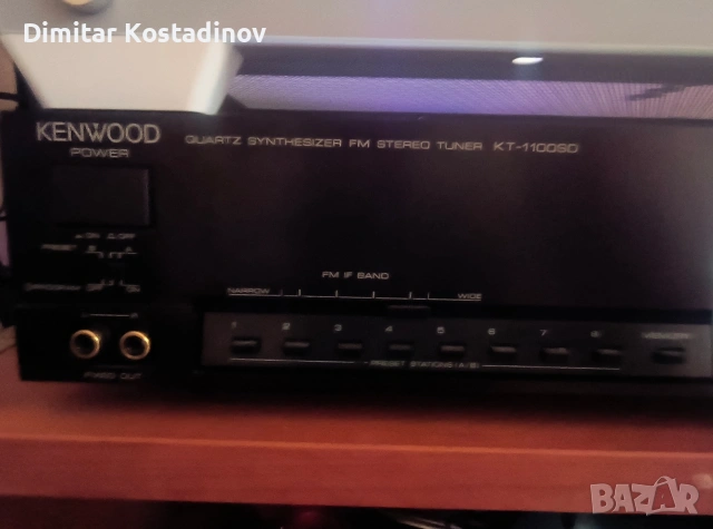 kenwood tuner kt 1100 sd тунер, снимка 2 - Радиокасетофони, транзистори - 53303917