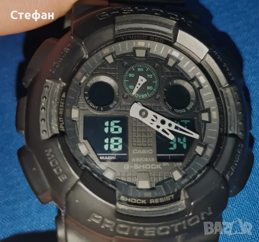 ХИТ ЦЕНА Часовник Casio G-shock GA-100MB, снимка 6 - Мъжки - 48347096