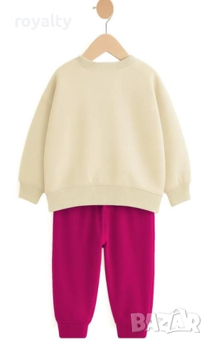 Детски ватиран комплект LABUBU – размери от 3 до 10 години, снимка 2 - Детски комплекти - 52142456