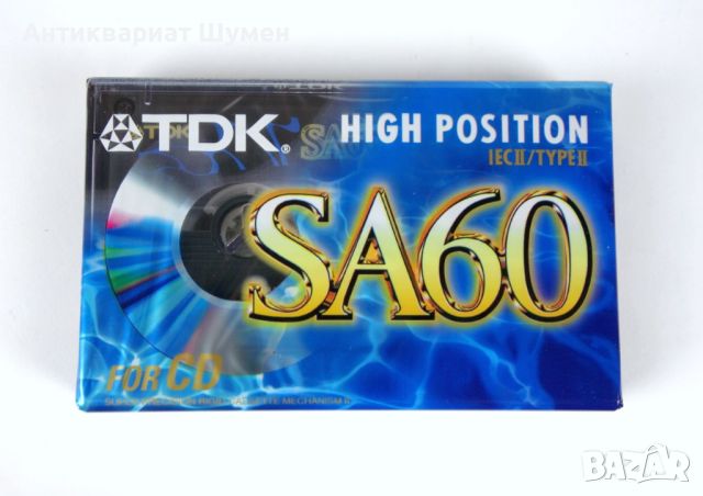 Нови, запечатани аудиокасети TDK SA-60, снимка 2 - Аудио касети - 46509673