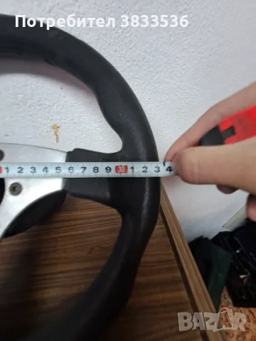 Рядък спортен ретро волан Raid , със фланец, от Vw Golf / Jetta Mk2, снимка 4 - Части - 49686984