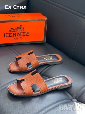 💙Висок клас дамски чехли Hermes 
49 лв 36 до 41, снимка 6 - Чехли - 49414168