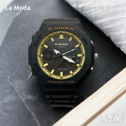 Часовник Casio G-Shock черно златен реплика, снимка 1 - Мъжки - 46153669