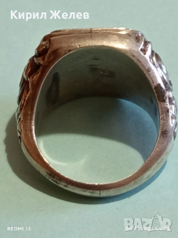 Винтидж класически модел сребърен пръстен орнаментиран майсторска ръчна изработка 12345, снимка 6 - Пръстени - 52982531