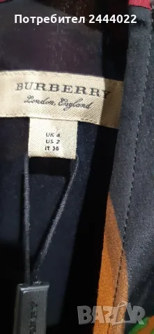 Burberry оригинална рокля размер XS, снимка 3 - Рокли - 46990746