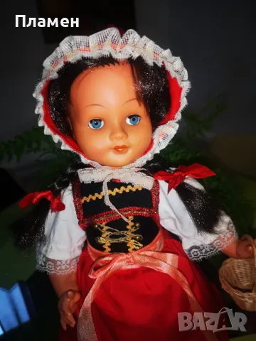 Стара кукла Червената шапчица , снимка 2 - Колекции - 49694358