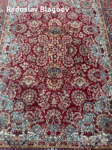Персийски килим 388х288 см - 100% вълна, снимка 2 - Килими - 53744825