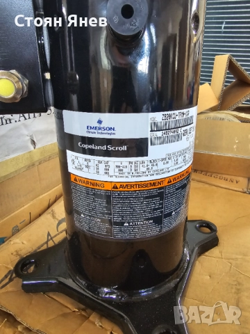 Хладилен компресор Copeland ZB20KCU-TFMN-XXP, снимка 3 - Други машини и части - 52942382