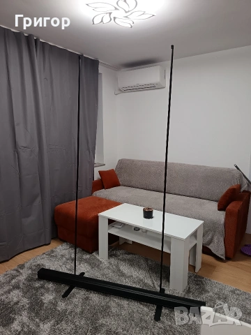 Зелен екран, със стойка/green screen, снимка 2 - Чанти, стативи, аксесоари - 54114565