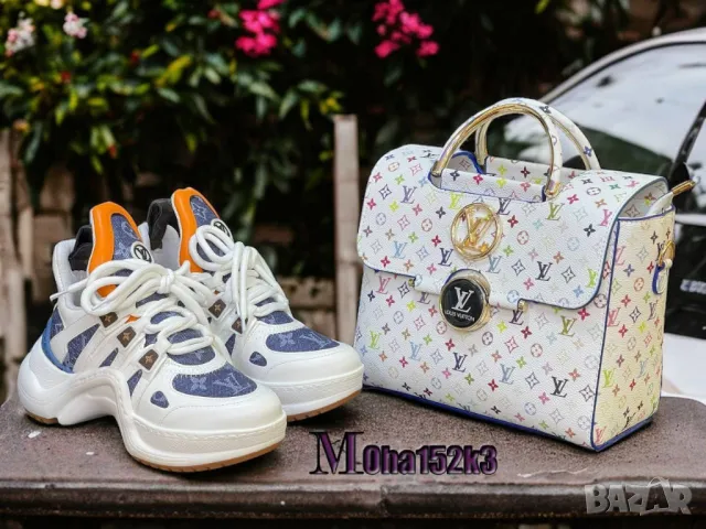 дамски маратонки и чанта louis vuitton , снимка 4 - Чанти - 46886719